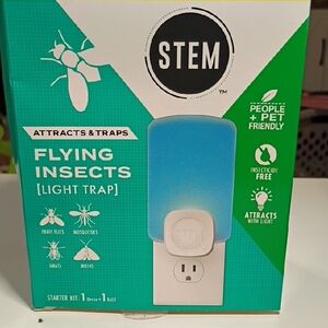 STEM Insect Trap with Blue and White Design